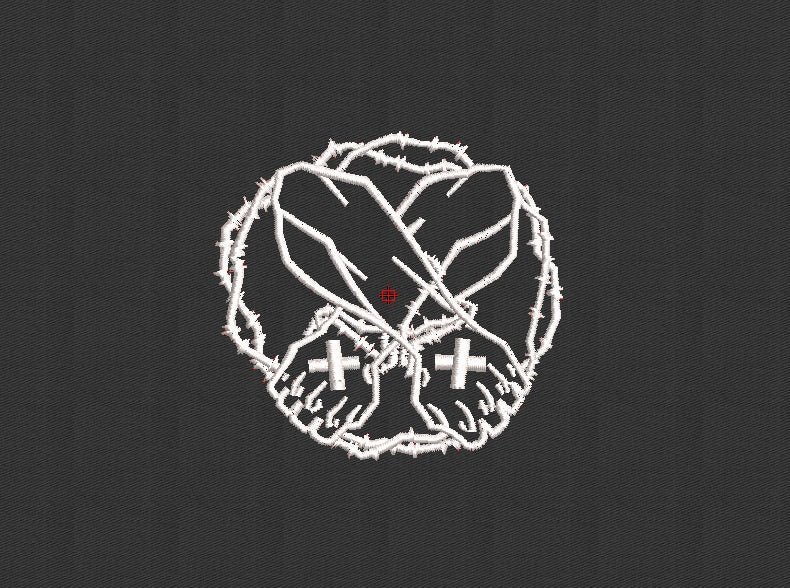 Hands Embroidery Design