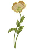 Branch Of Flower Embroidery Design