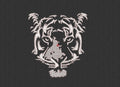 Tiger Embroidery Design
