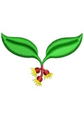 Gumleaves Embroidery Design