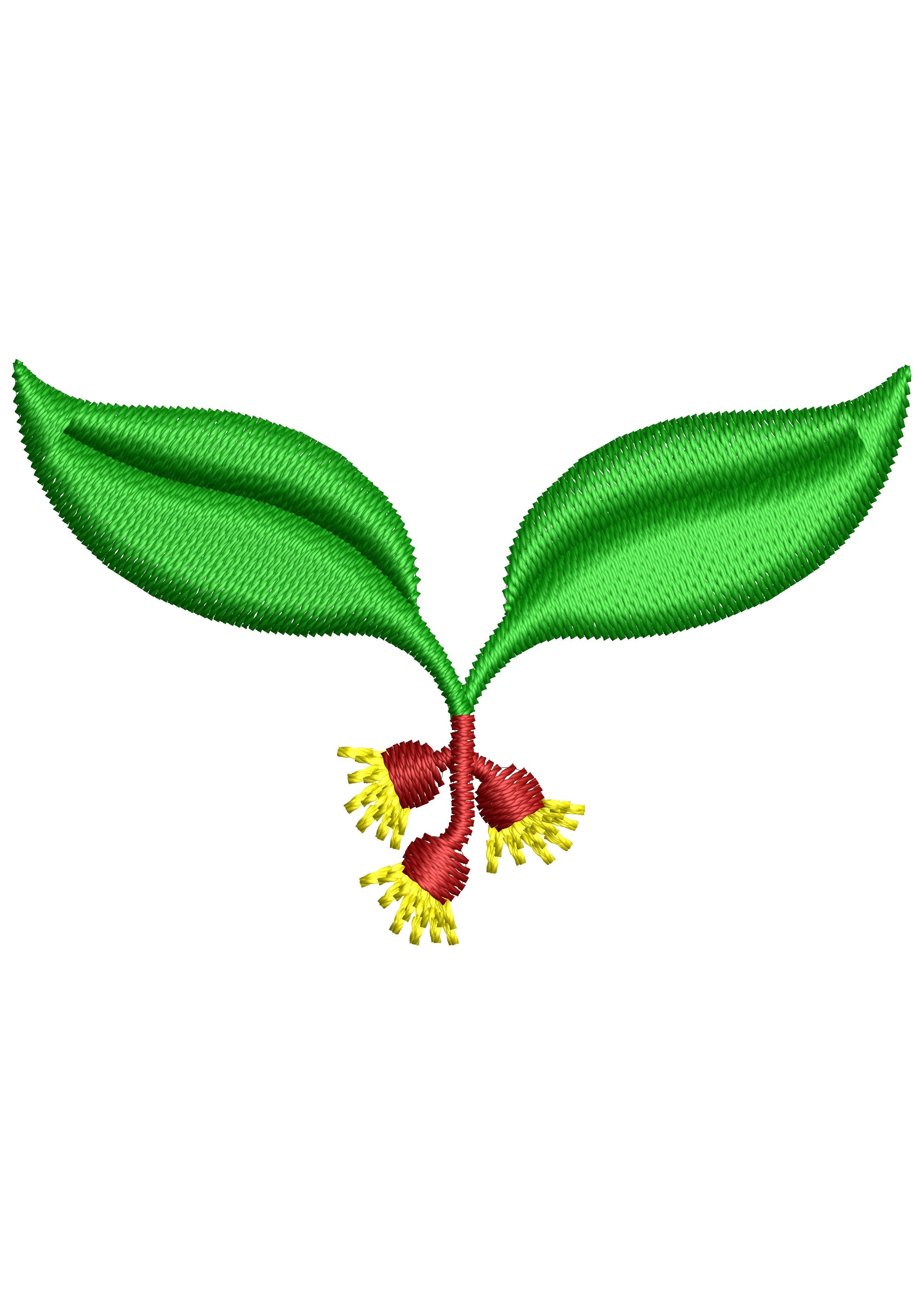 Gumleaves Embroidery Design