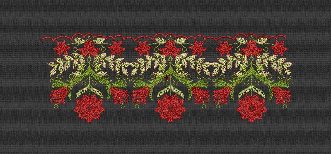 Flower Embroidery Design