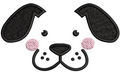 Dog Face Embroidery Design