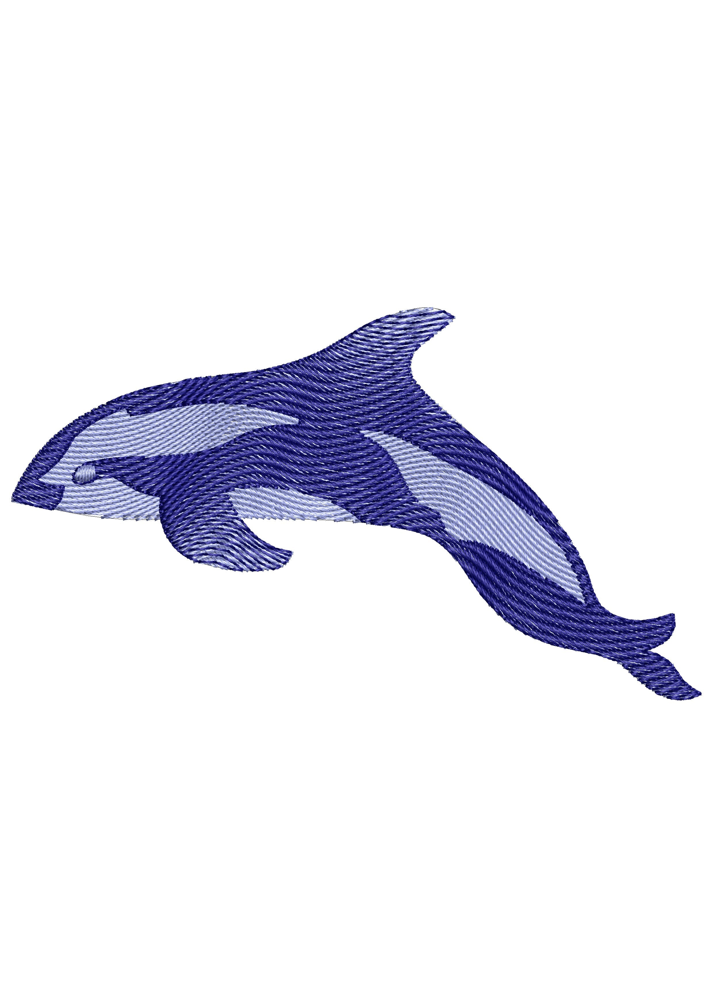 Dolphin Embroidery Design