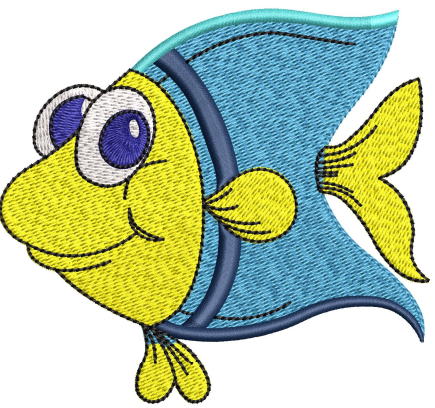 Fish Embroidery Design