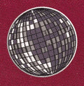 Disco Light Embroidery Design