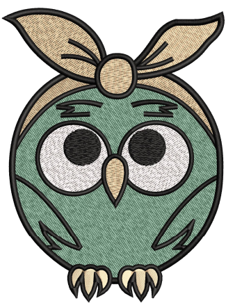 Owl Embroidery Design