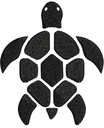 Tortoise Embroidery Design