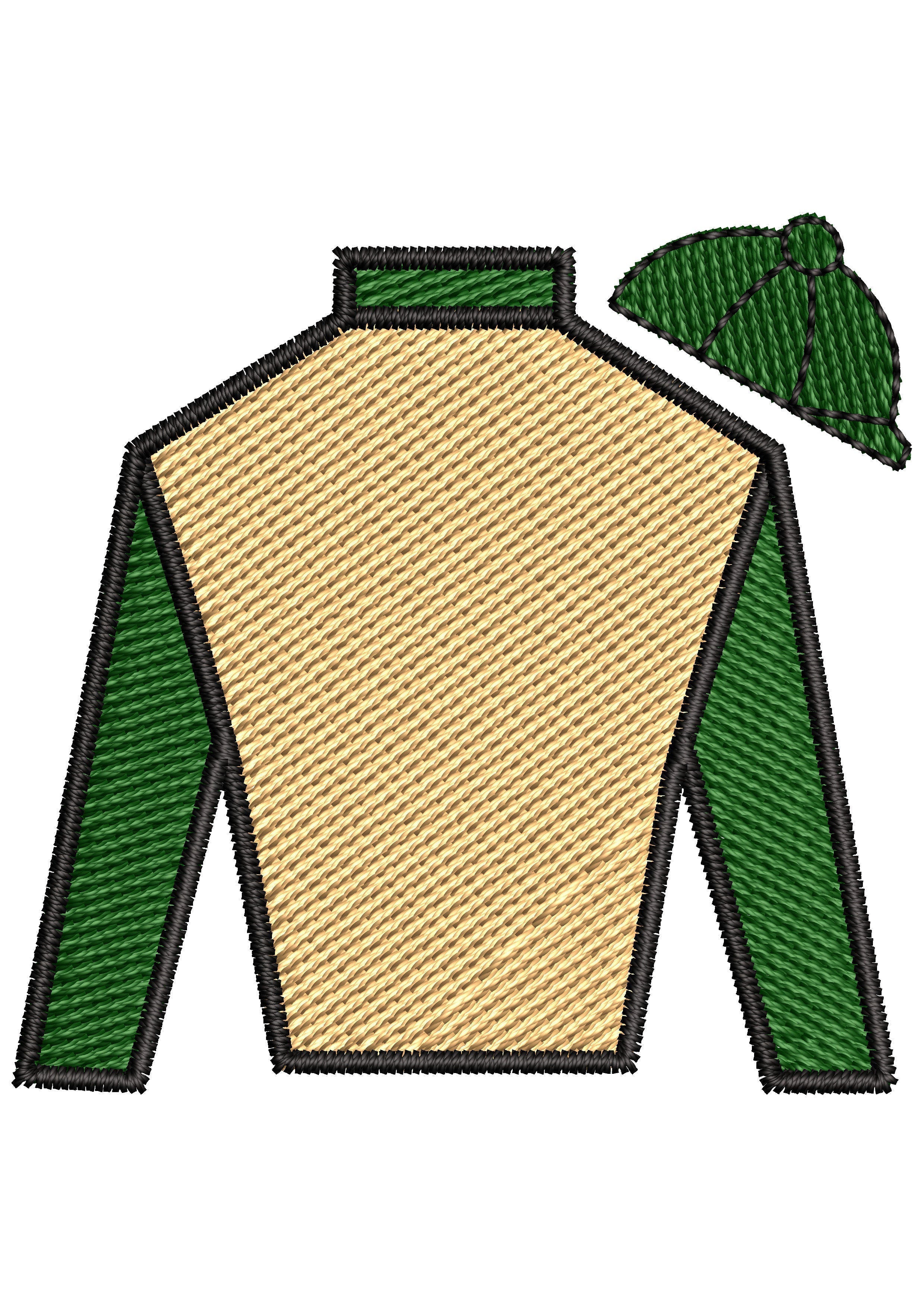 Shirt Cap Embroidery Design