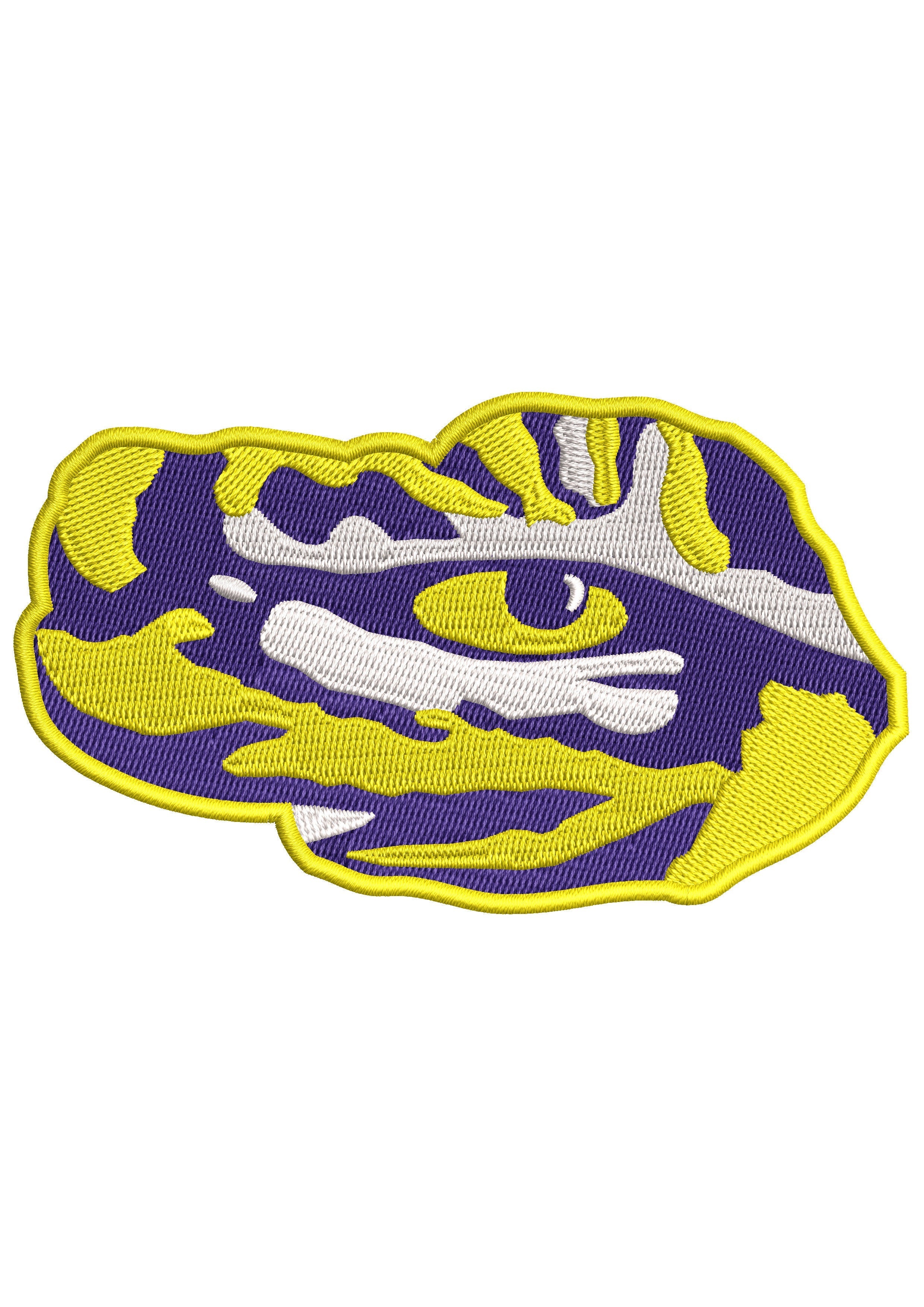 Snake Head Embroidery Design
