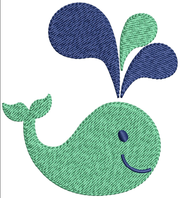 Baby Fish Embroidery Design