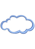 Cloud Embroidery Design