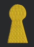 Keyhole Embroidery Design