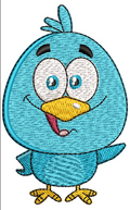 Bird Baby Embroidery Design