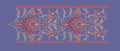 Floral Paisley Border Embroidery Design
