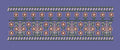 Multi Tier Floral Border Embroidery Design