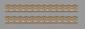 Twin Row Scalloped Eyelet Trim Embroidery Design
