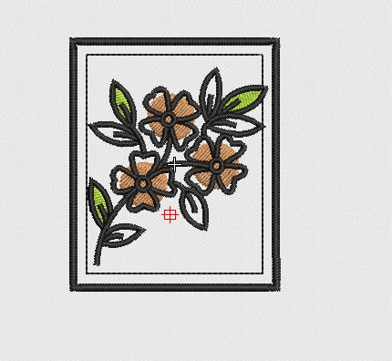 Paint Embroidery Design
