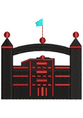 Fort of Worrior Embroidery Design