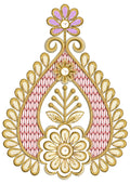 Motive Art Embroidery Design