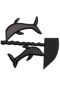 Sharks Embroidery Design