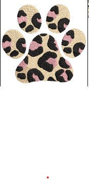 Cat Paw Embroidery Design