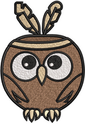 Owl Embroidery Design