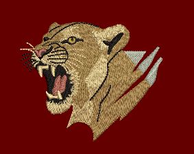 Tiger Roer Embroidery Design