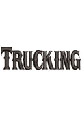 Truck King Embroidery Design