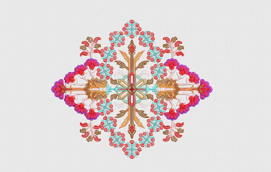 Flower Embroidery Design