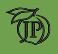 Monogrammed Fruit Emblem Embroidery Design