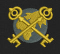 Global Keys Emblem Embroidery Design