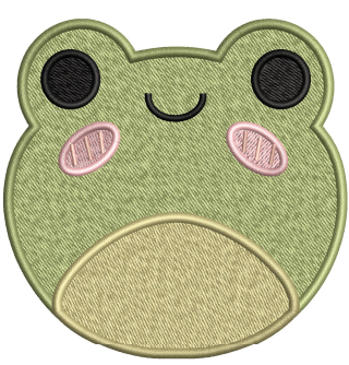Frog Embroidery Design