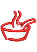 Bowl Embroidery Design