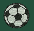 Stylized Football Embroidery Design