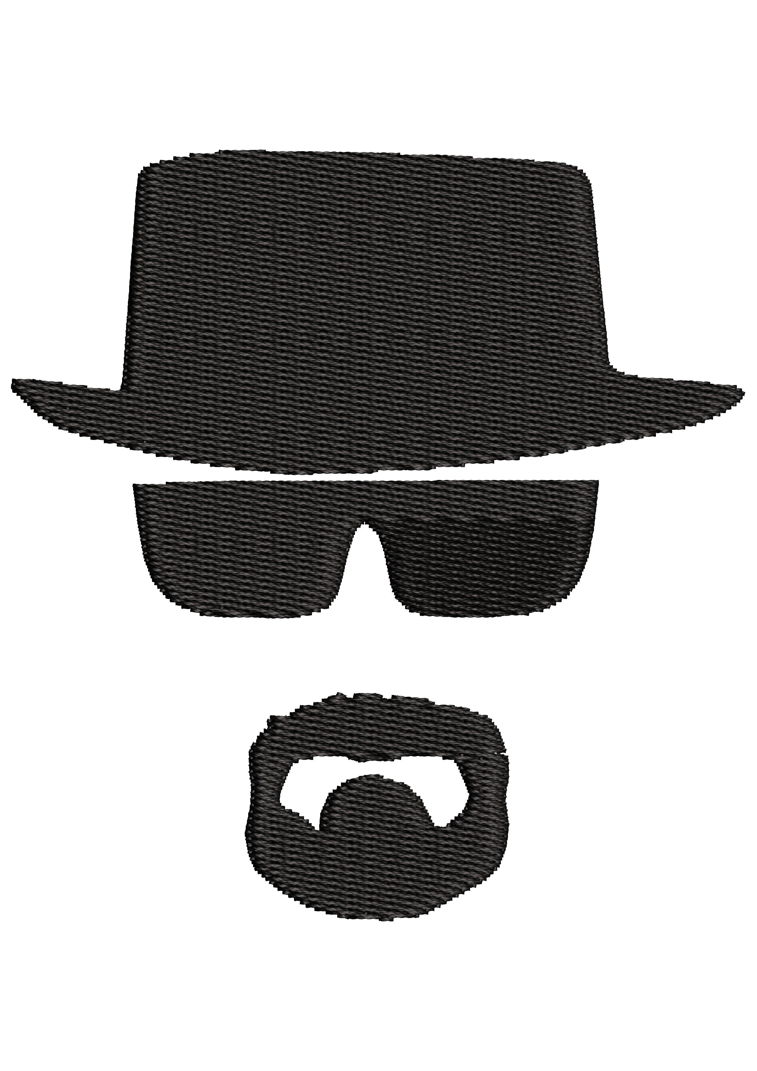 Mouth Hat Embroidery Design