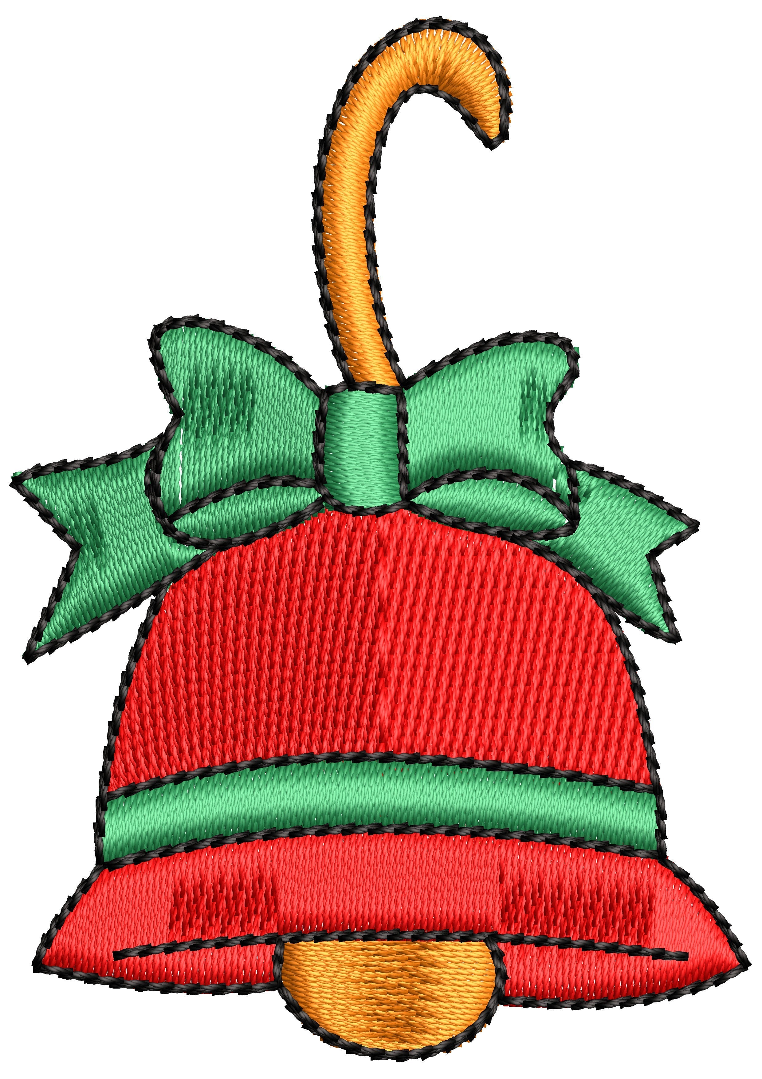 Bell Embroidery Design