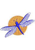 Dragonfly Embroidery Design