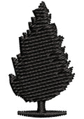 Chrimiss Tree Embroidery Design
