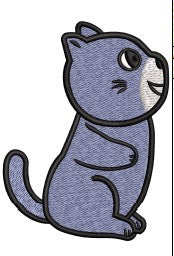 Cat Embroidery Design