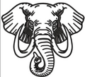Elephant Embroidery Design