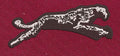 Leaping Jaguar Silhouette Embroidery Design
