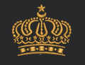 Crown Embroidery Design