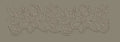 Grey Delicate Cutwork Floral Border Embroidery Design