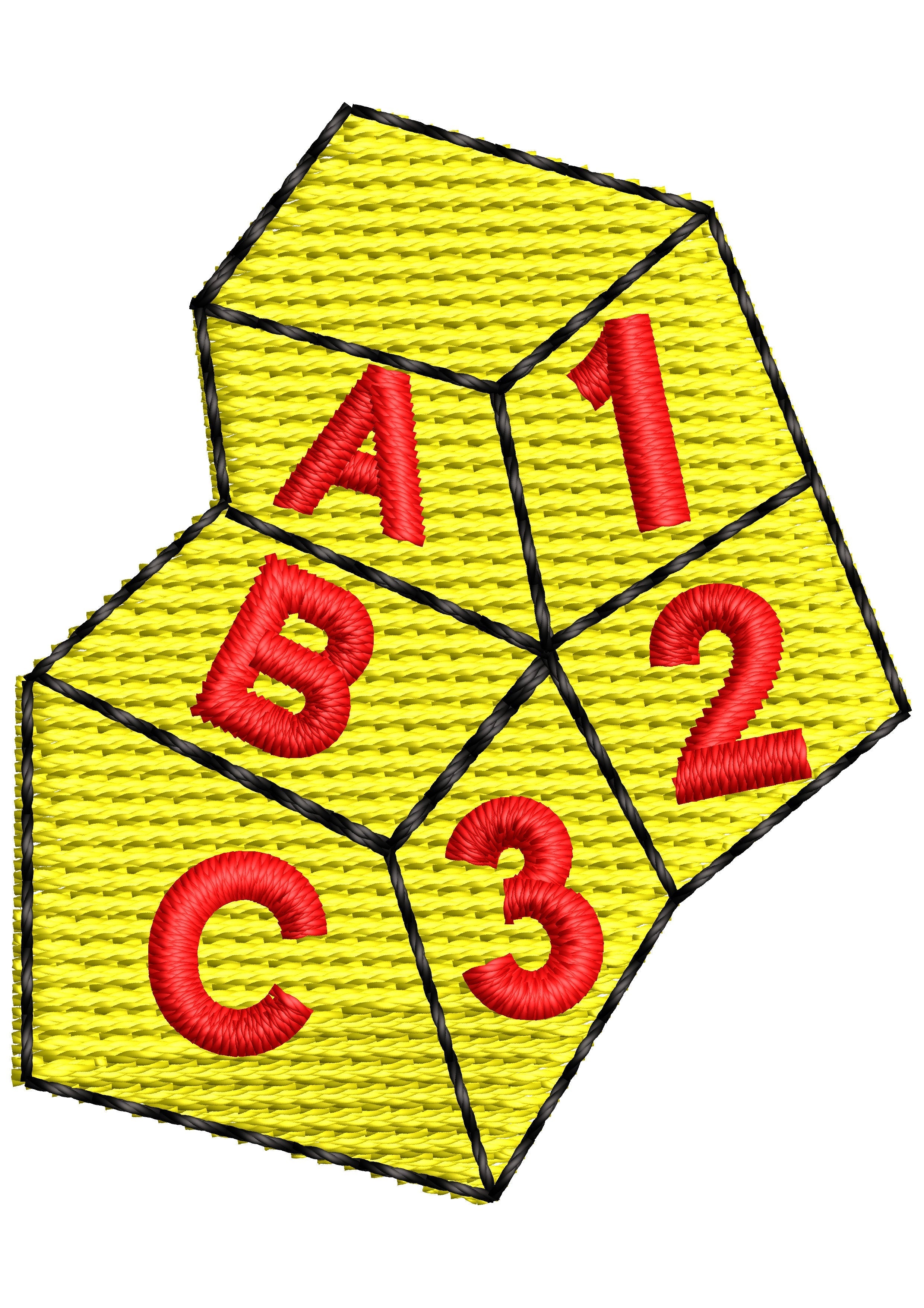 Positions Embroidery Design