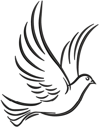 Pigeon Embroidery Design