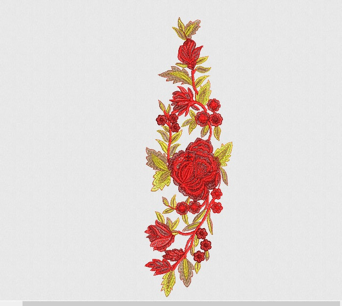Flower Embroidery Design 846