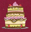 Sweet Treat Pink & Brown Embroidery Design