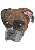 Brown Dog Embroidery Design