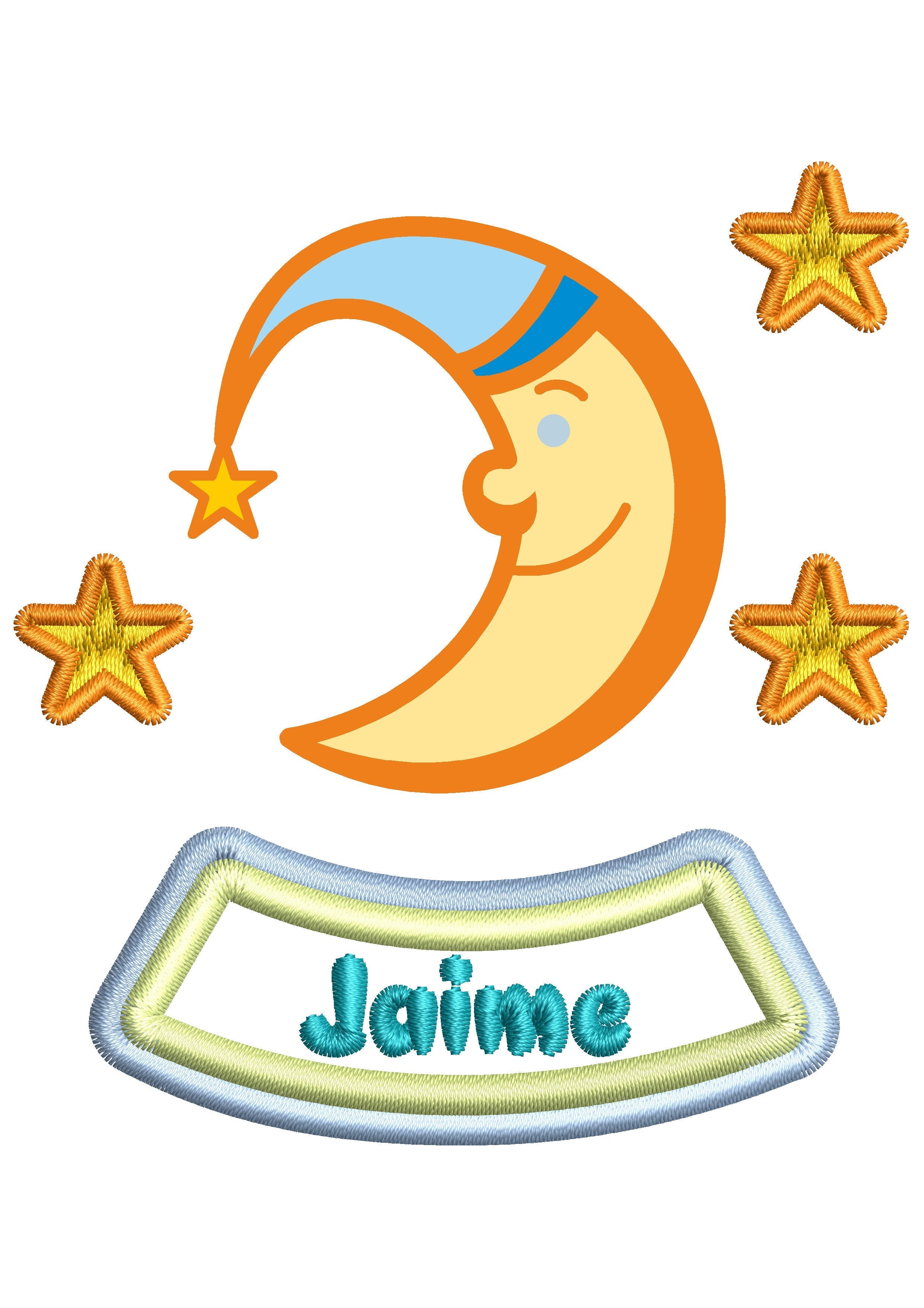 Baby Bib Embroidery Design